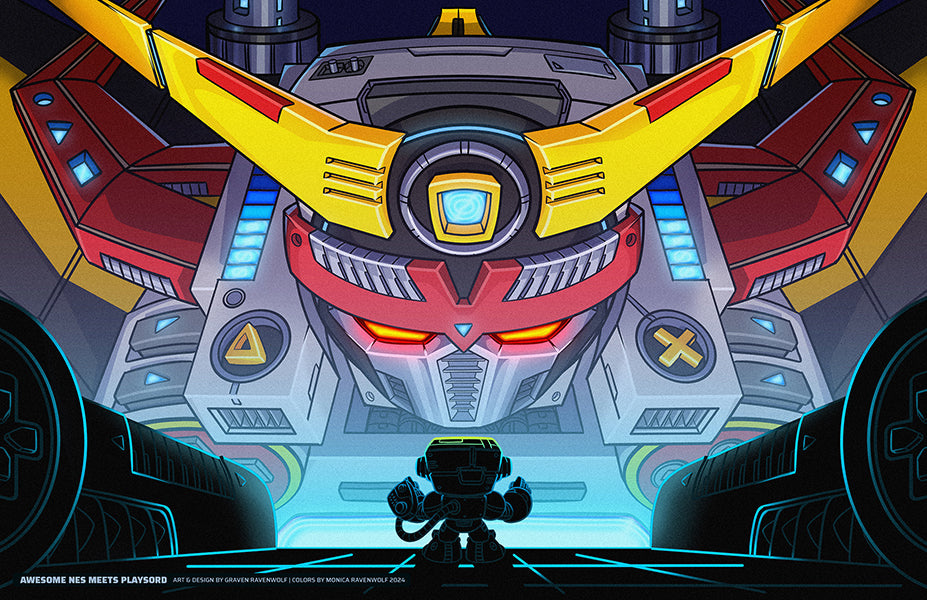 PLAYSORD (Rumble Rangers) – Console Crusaders | Print (11" x 17")