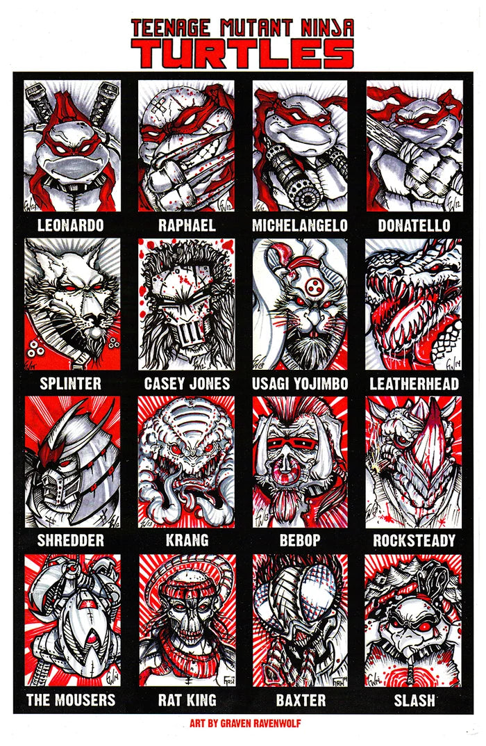 ROLL CALL (Various) – TMNT | Print (11" x 17")
