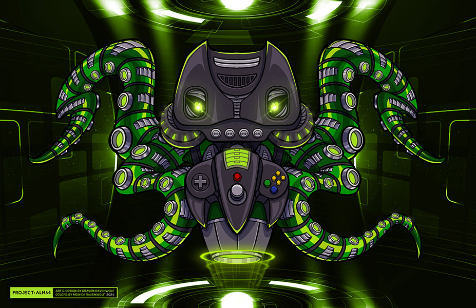 ALN64 – Console Crusaders | Print (11" x 17")