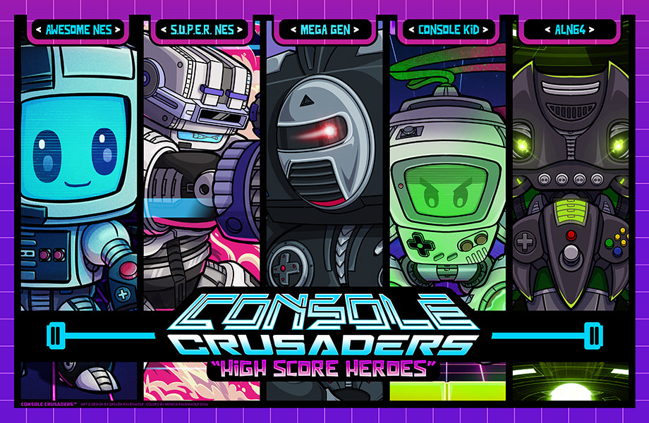 CONSOLE CRUSADERS – Console Crusaders | Print (11" x 17")