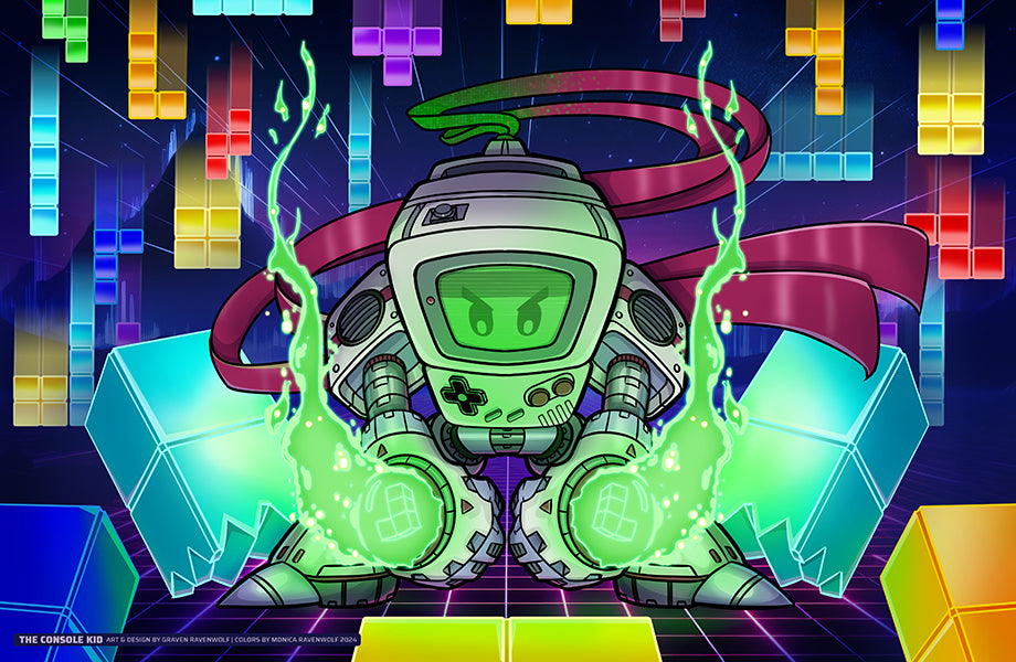 THE CONSOLE KID – Console Crusaders | Print (11" x 17")