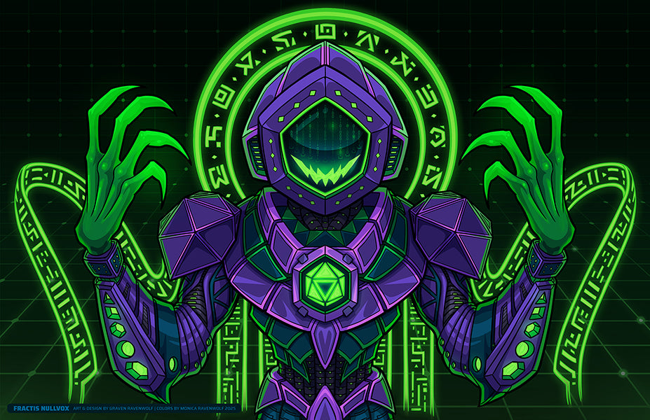 FRACTIS NULLVOX – Console Crusaders | Print (11" x 17")