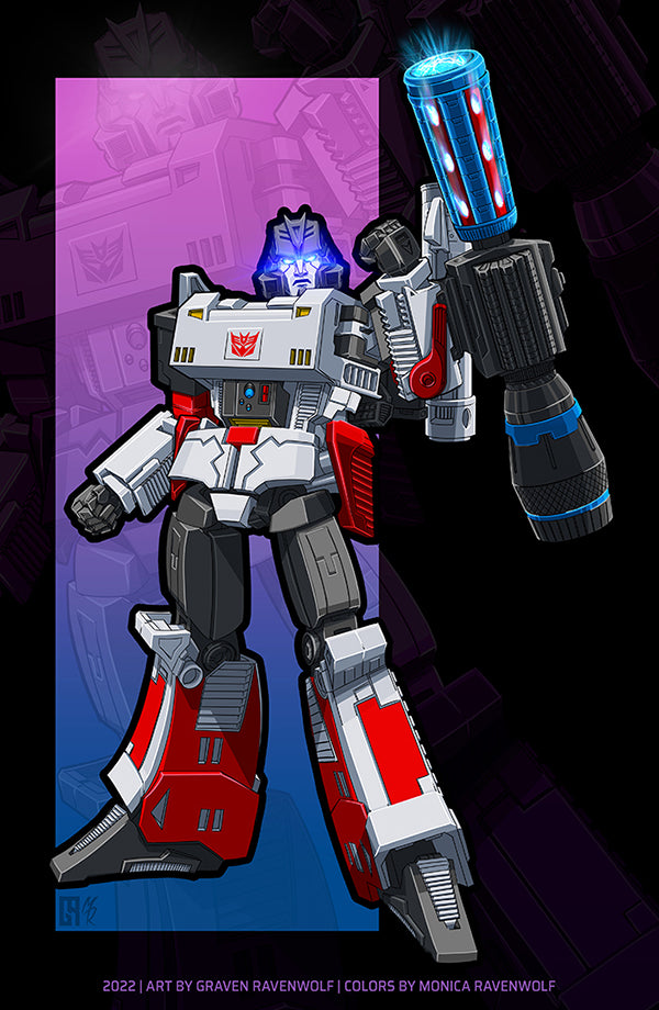 MEGATRON (Shattered Glass) – Transformers | Print (11" x 17")