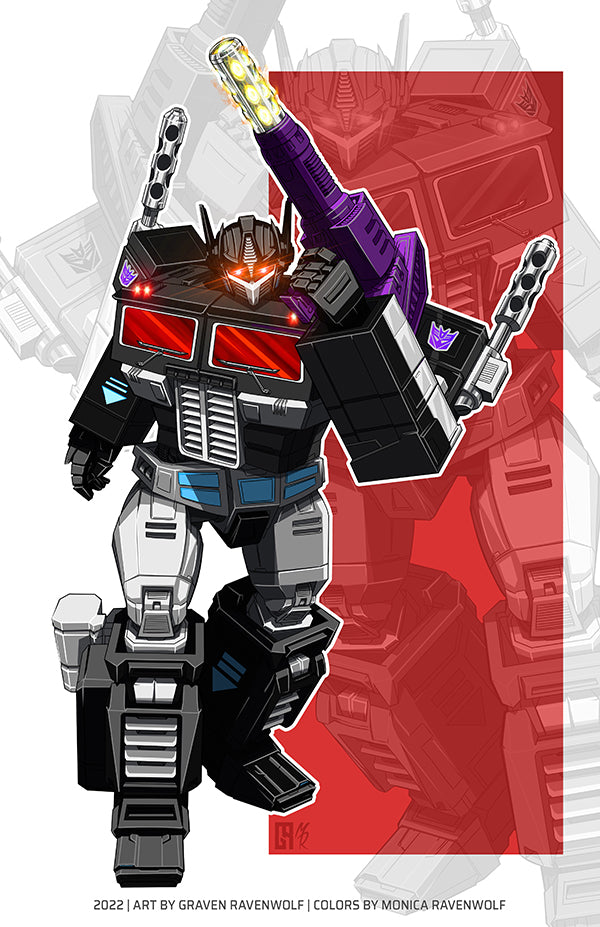 NEMESIS PRIME – Transformers | Print (11" x 17")