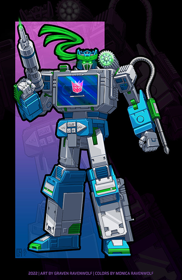 SIR SOUNDWAVE (Shattered Glass) – Transformers | Print (11" x 17")