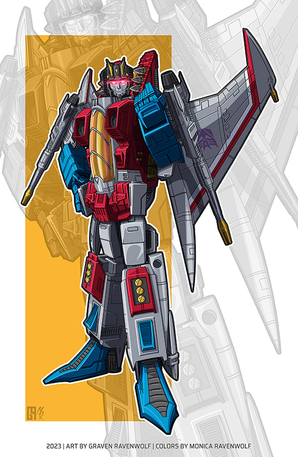 STARSCREAM – Transformers | Print (11" x 17")