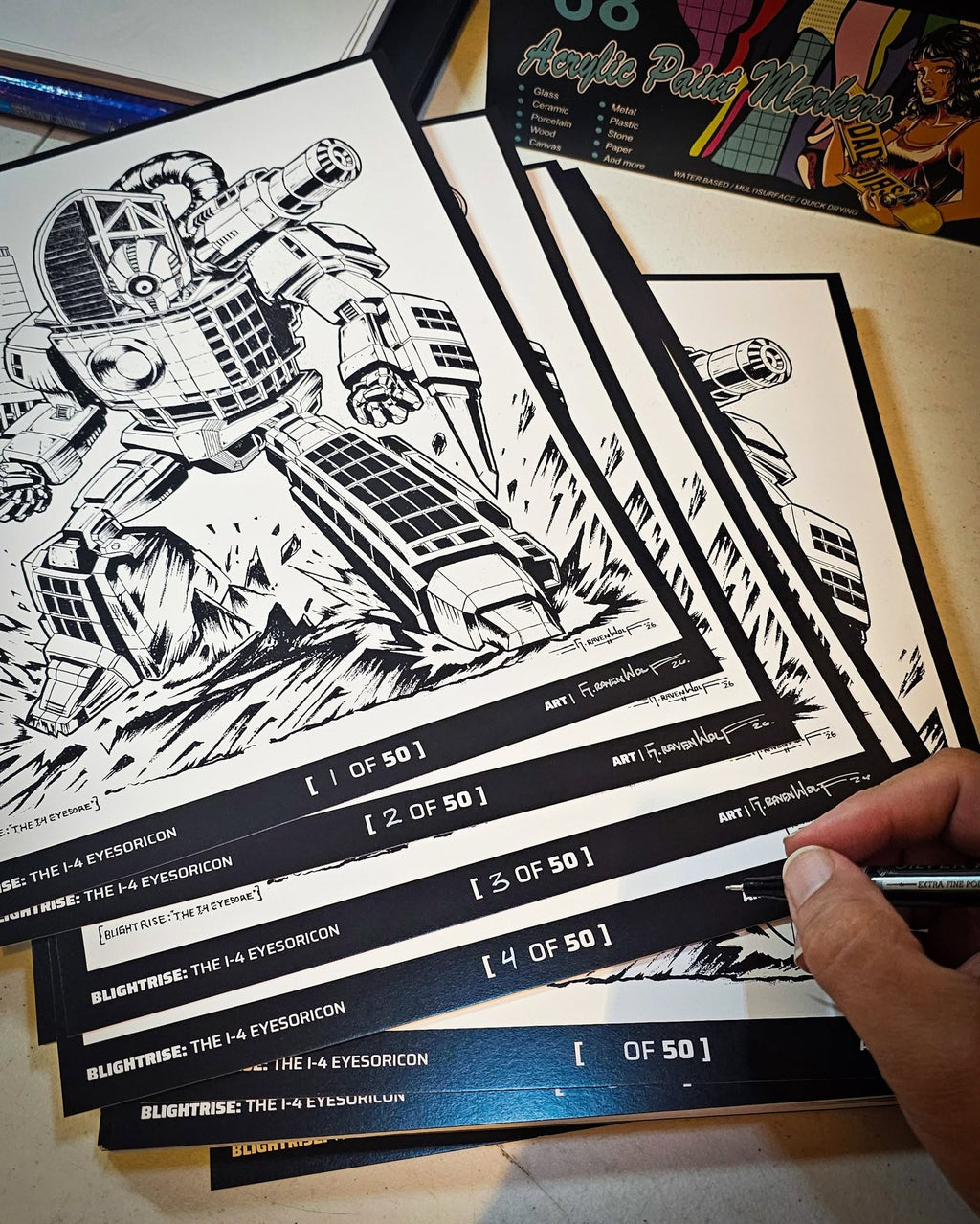 BLIGHTRISE (The I - 4 Eyesoricon) | LIMITED EDITION Print (11" x 14")