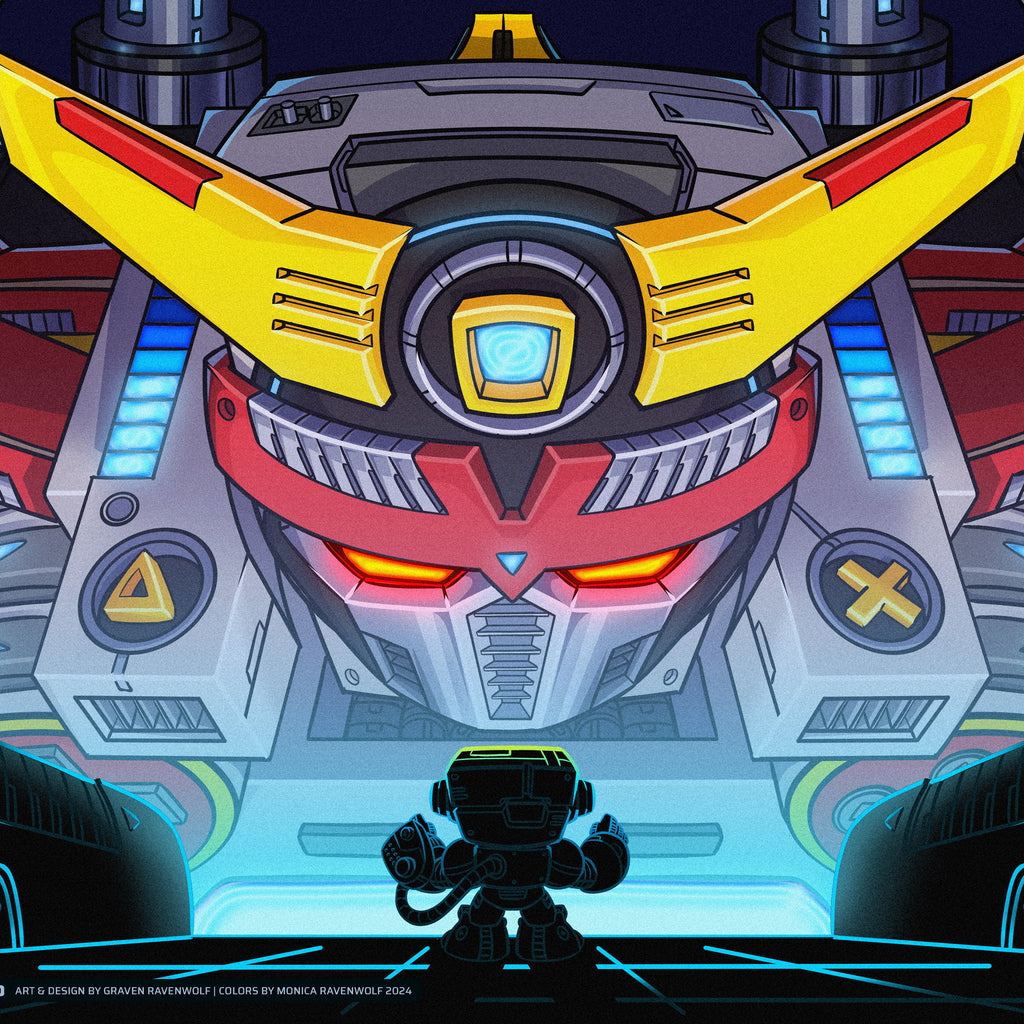 PLAYSORD (Rumble Rangers) – Console Crusaders | Print (11" x 17")