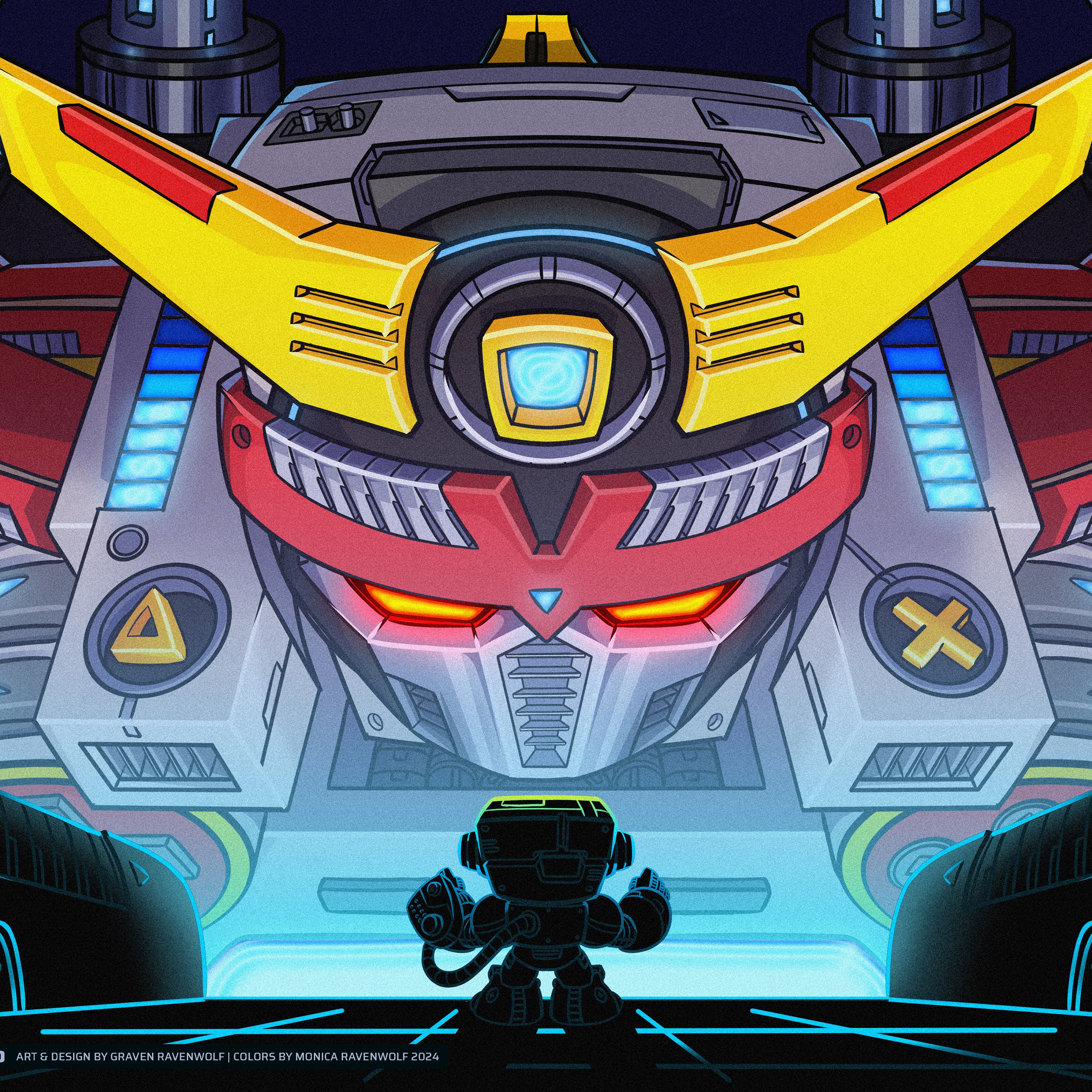 PLAYSORD (Rumble Rangers) – Console Crusaders | Print (11" x 17")