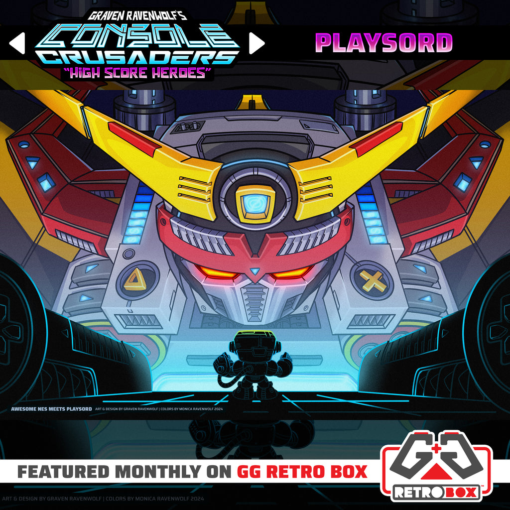 PLAYSORD (Rumble Rangers) – Console Crusaders | Print (11" x 17")