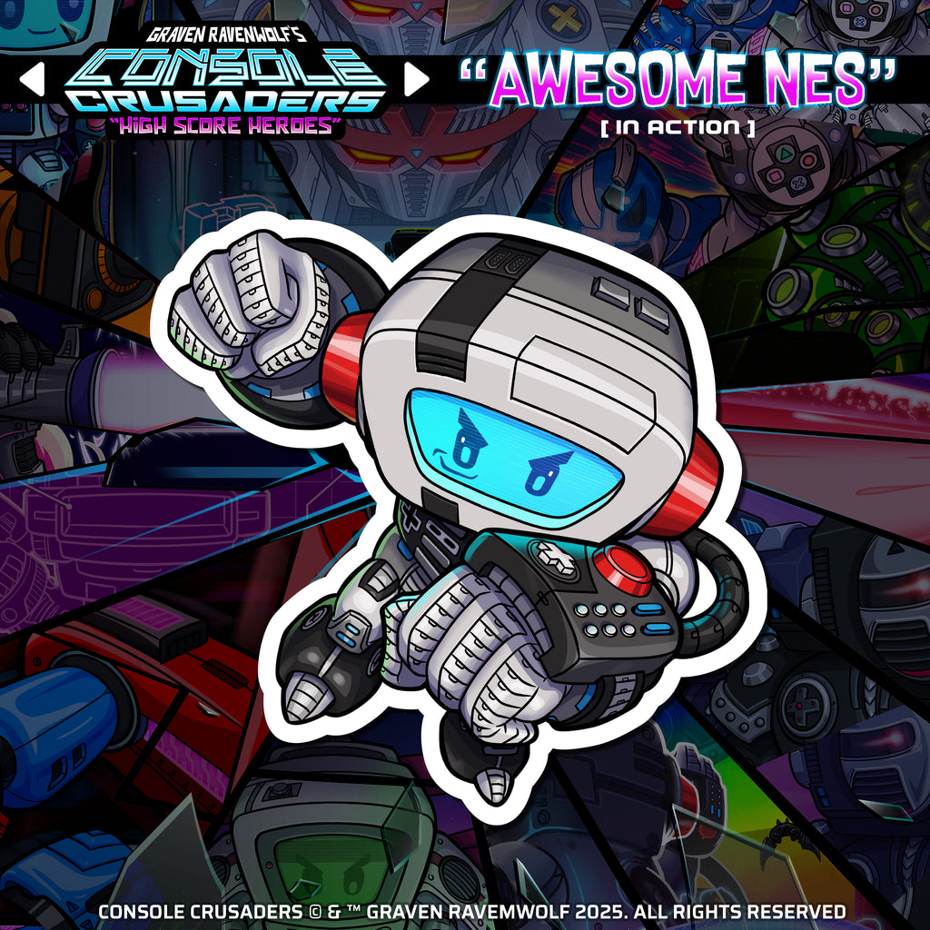PEEL THE POWER - Console Crusaders | Vinyl Sticker Pack