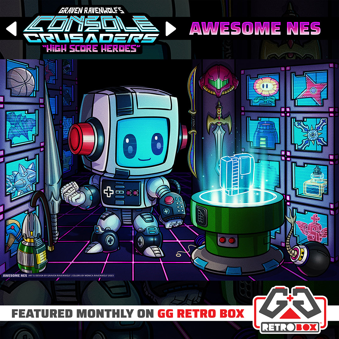 AWESOME NES – Console Crusaders | Print (11" x 17")