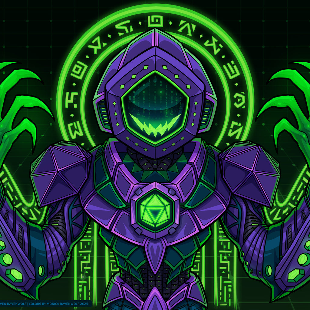 FRACTIS NULLVOX – Console Crusaders | Print (11" x 17")