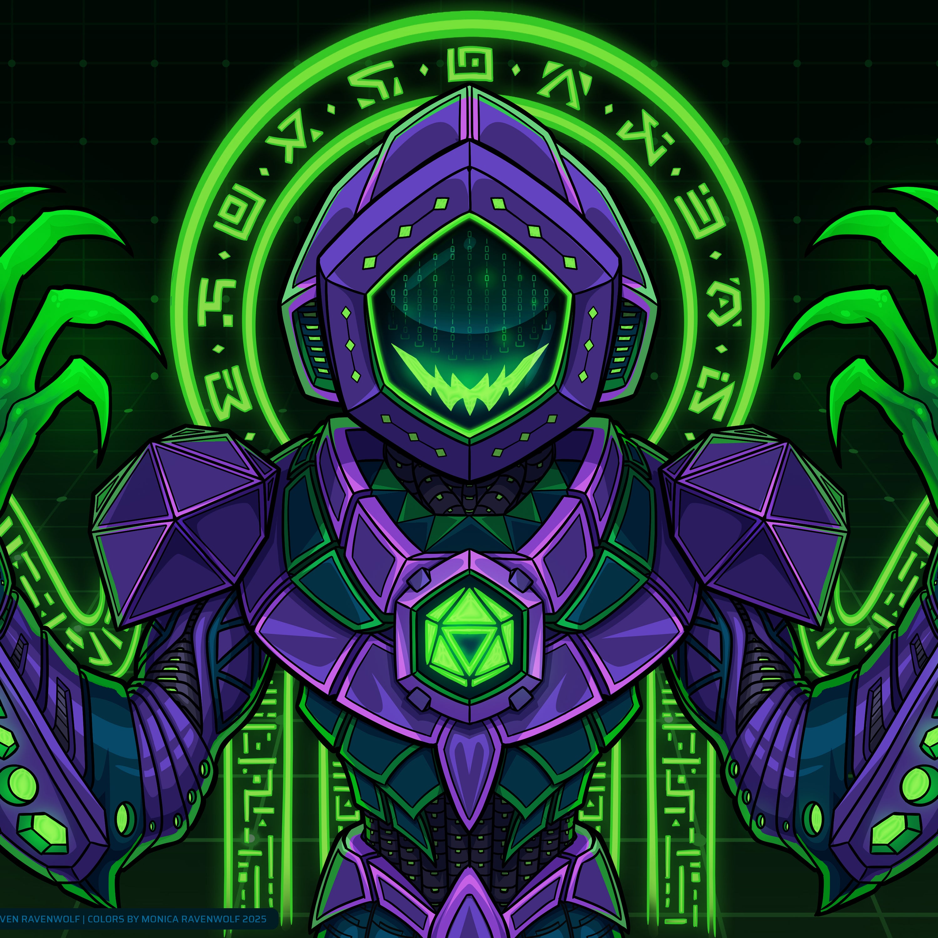 FRACTIS NULLVOX – Console Crusaders | Print (11" x 17")