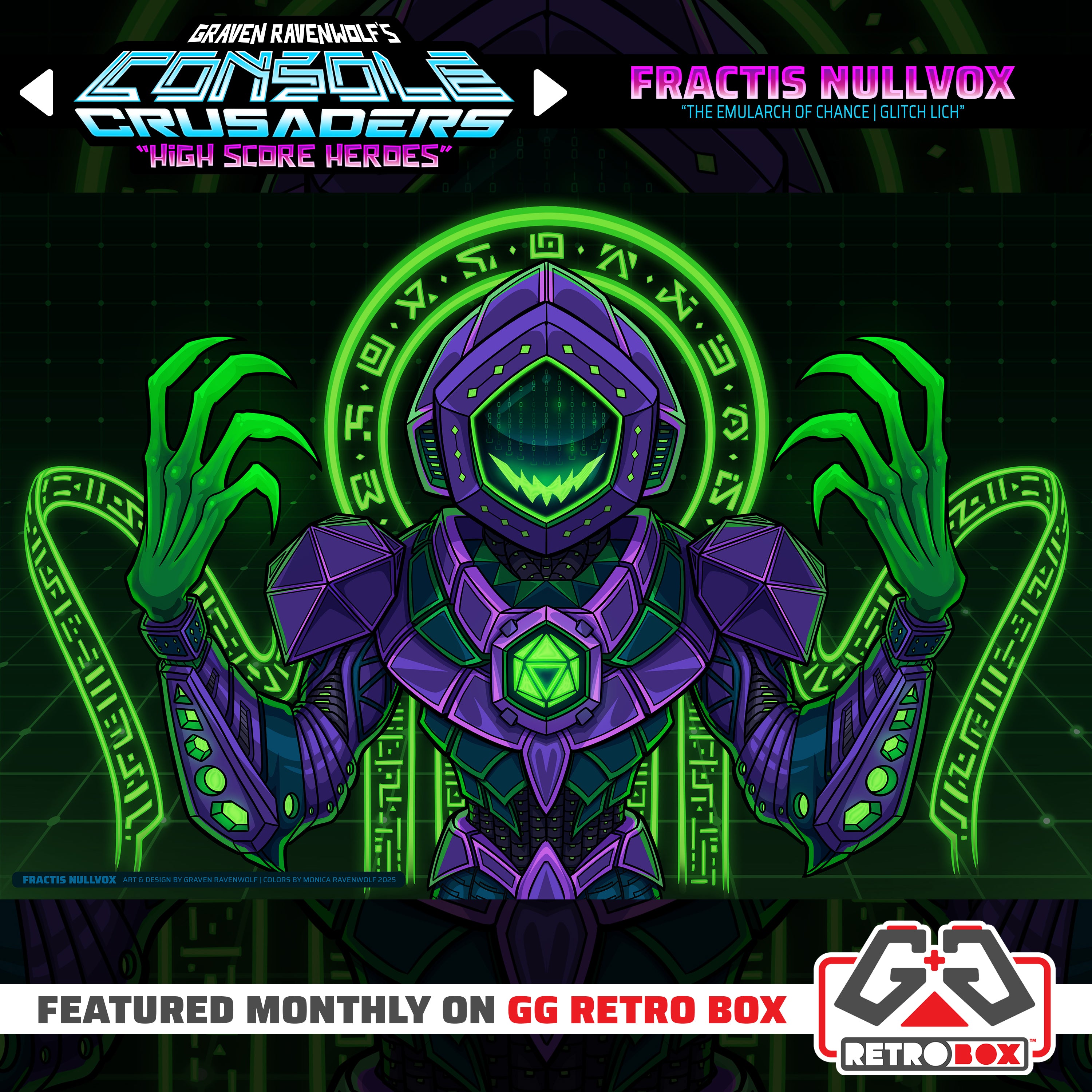 FRACTIS NULLVOX – Console Crusaders | Print (11" x 17")