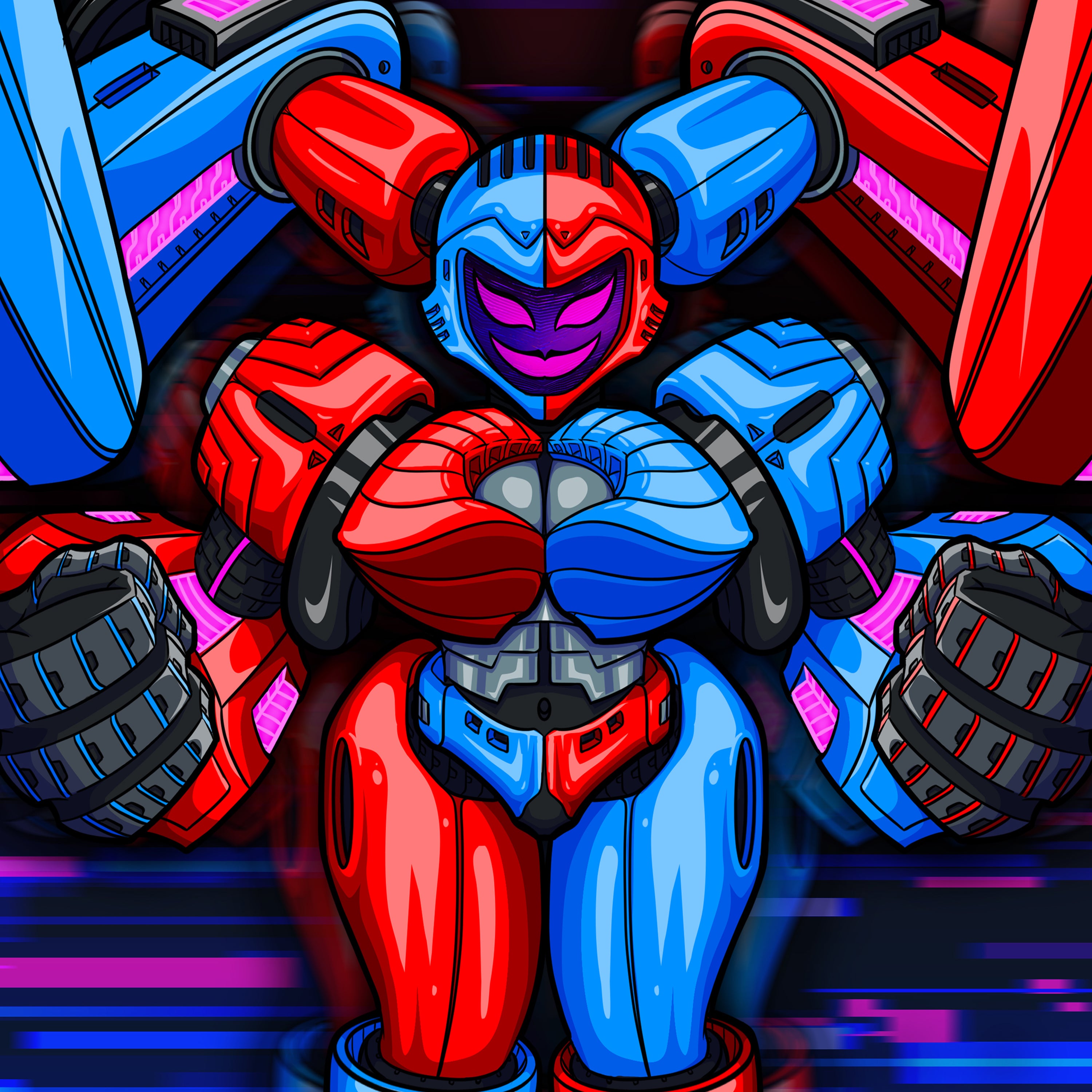 GLITCHBLADE – Console Crusaders | Print (11" x 17")