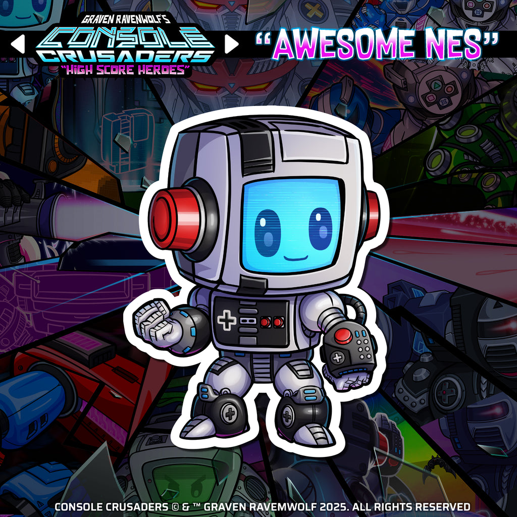 PEEL THE POWER - Console Crusaders | Vinyl Sticker Pack