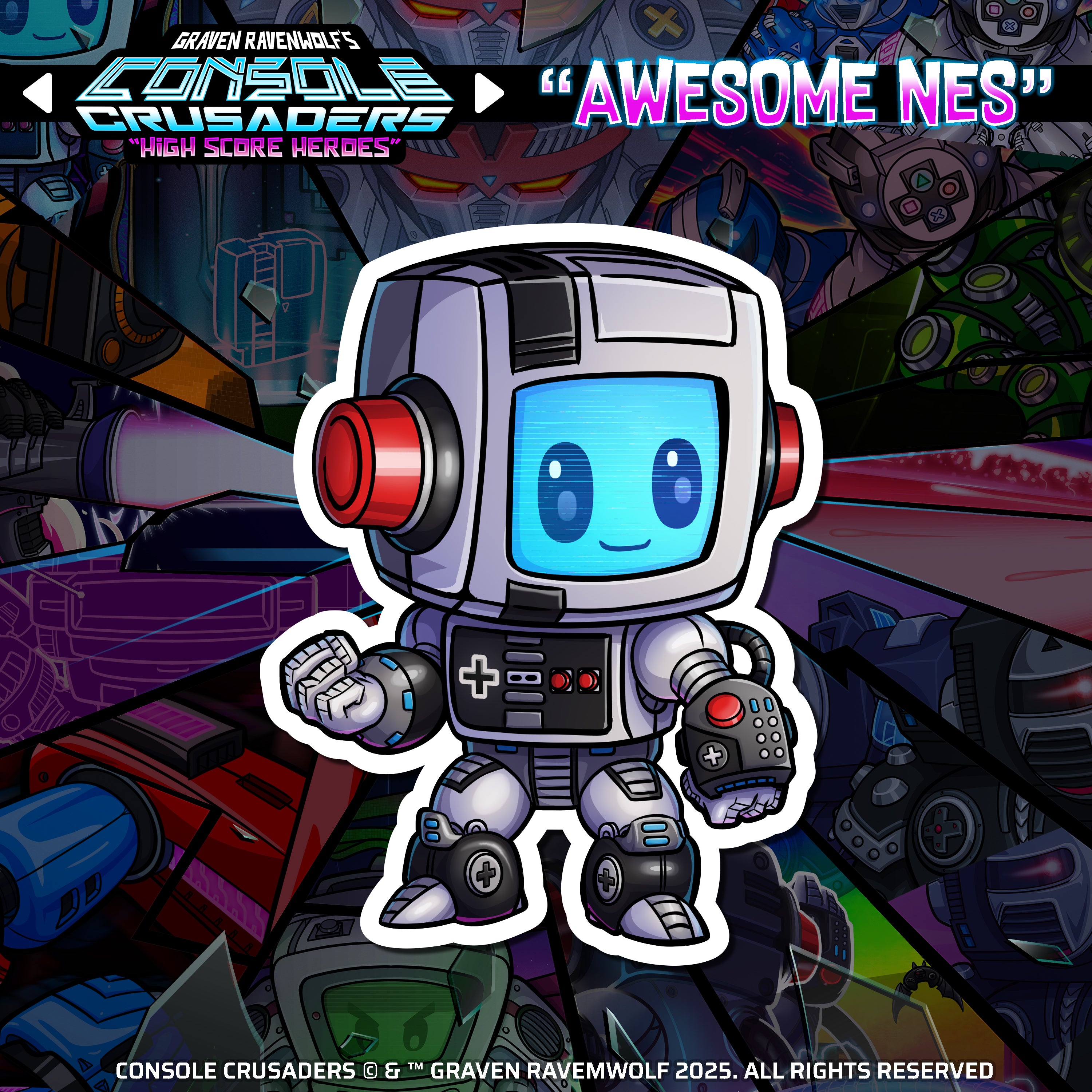 PEEL THE POWER - Console Crusaders | Vinyl Sticker Pack