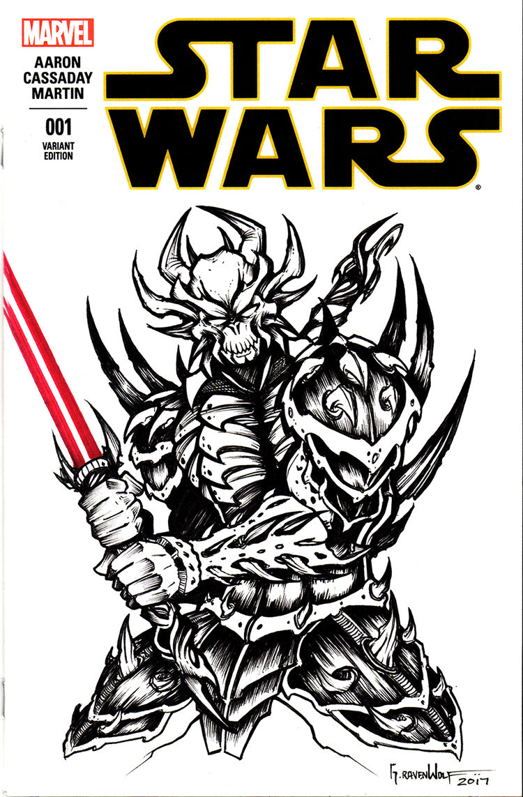 COMMISSION | SKETCH COVER (Original Art) - B & W (Pencils & Inks)