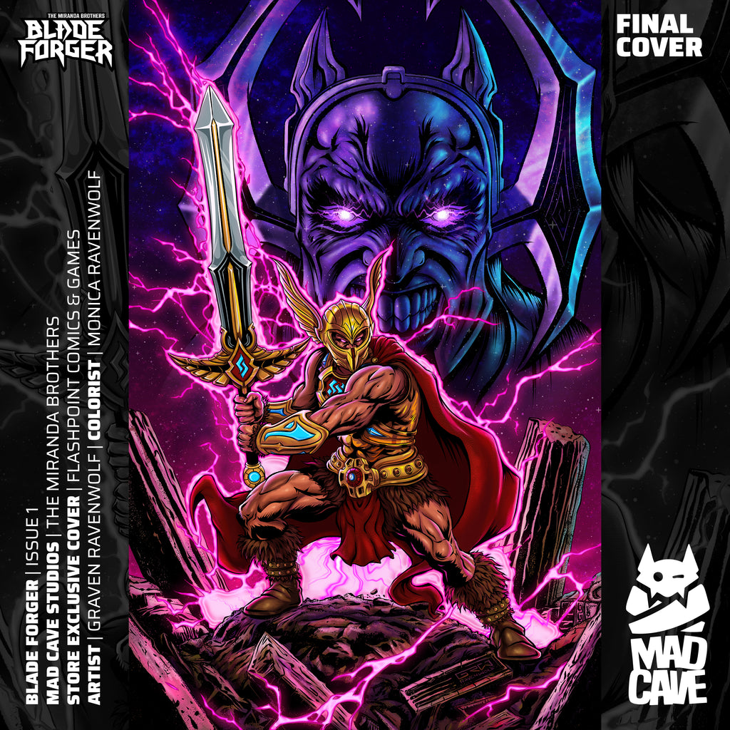 BLADE FORGER - Store Exclusive Cover (Flashpoint Comics & Games) | Print (11" x 17")