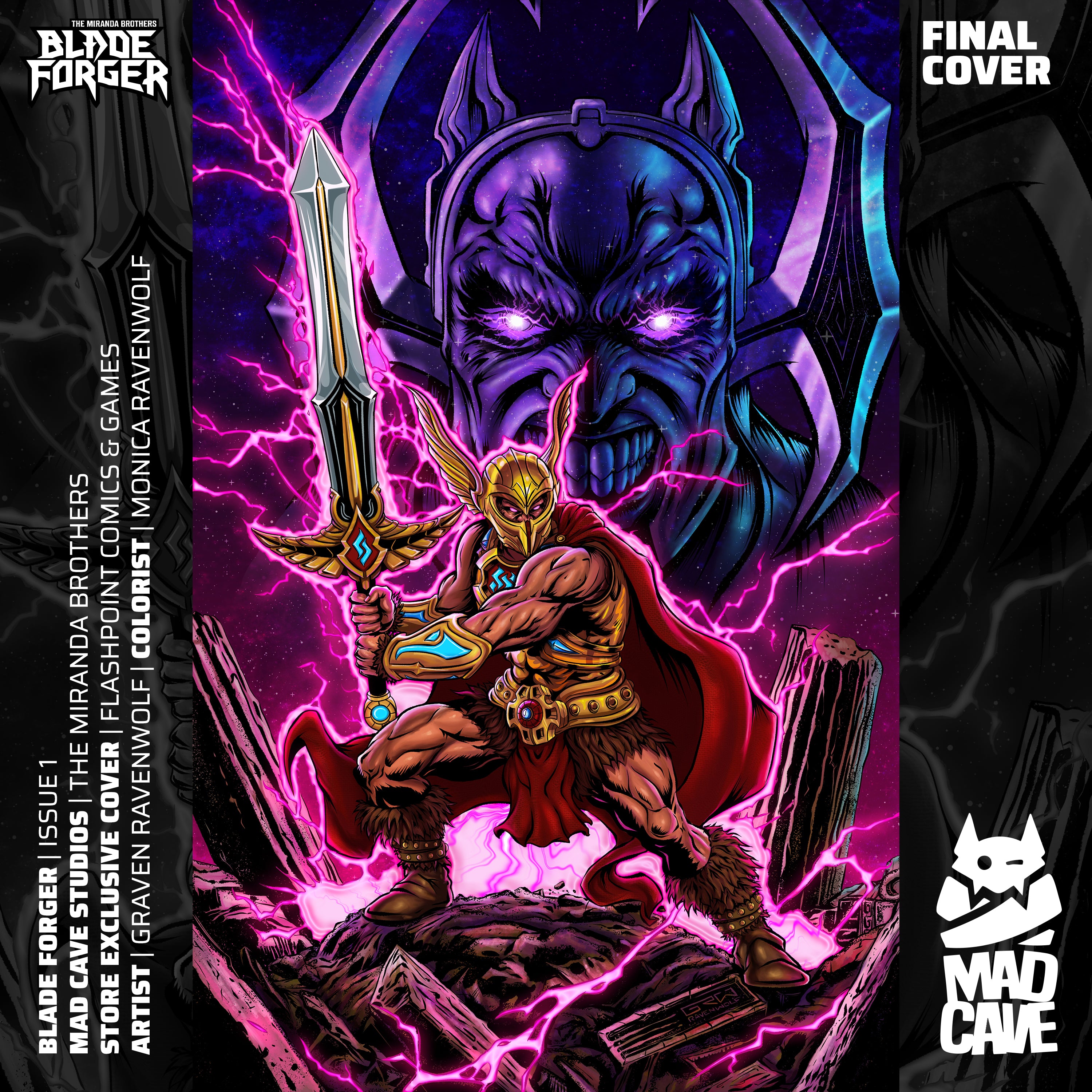 BLADE FORGER - Store Exclusive Cover (Flashpoint Comics & Games) | Print (11" x 17")