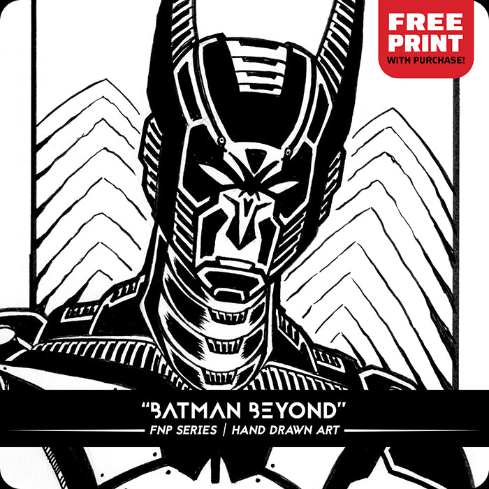 FNP SERIES (Batman Beyond) | Original Art (6" x 8") + FREE PRINT (11" x 17")