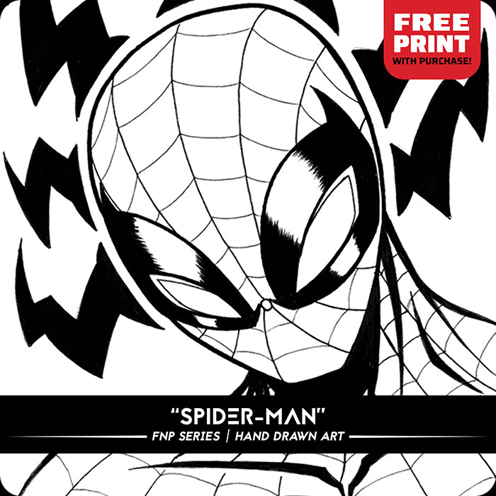FNP SERIES (Spider-Man) | Original Art (6" x 8") + FREE PRINT (11" x 17")