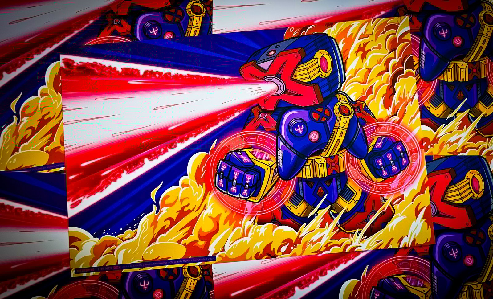 HEXIBYTE | The Hex Box  – Console Crusaders | Print (11" x 17")