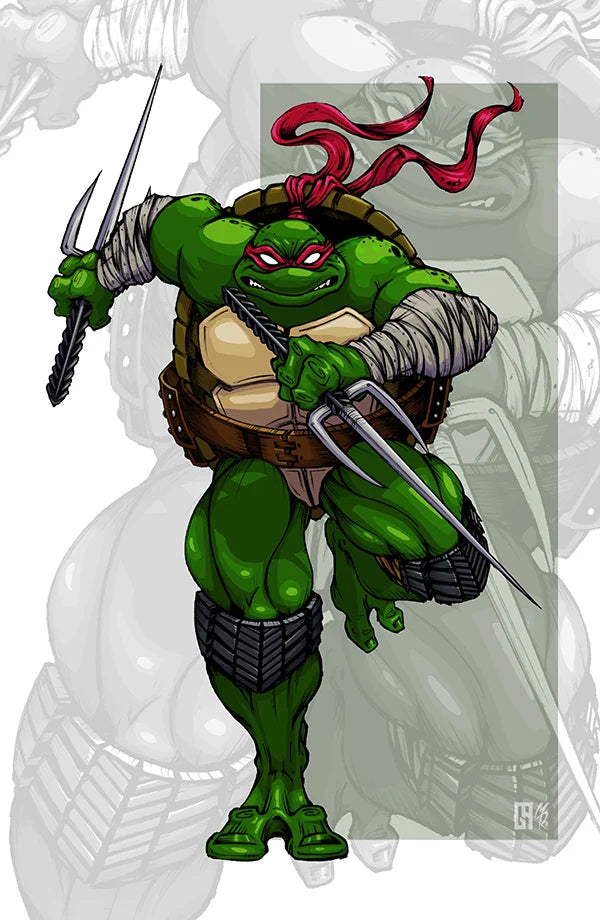 RAPH – TMNT | Print (11" x 17")