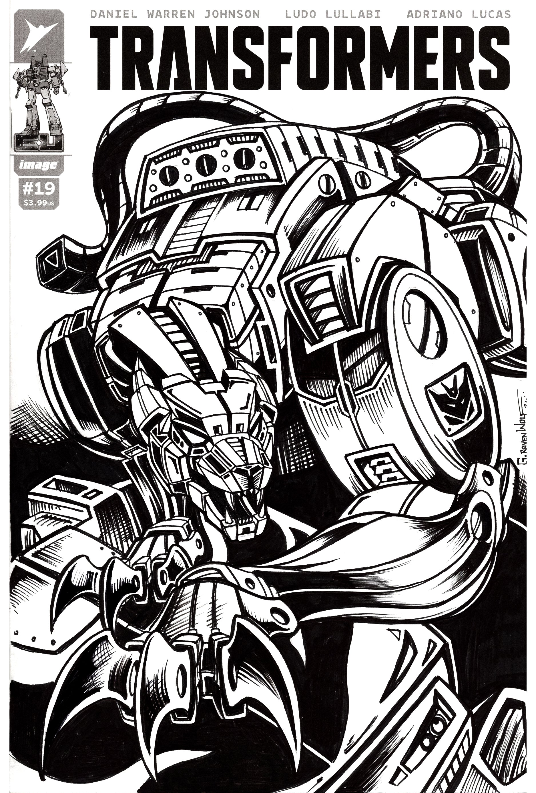 COMMISSION | SKETCH COVER (Original Art) - B & W (Pencils & Inks)