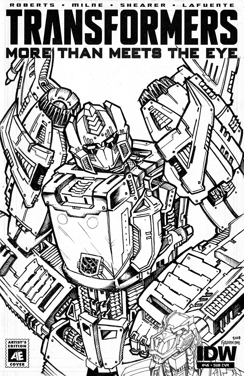 COMMISSION | SKETCH COVER (Original Art) - B & W (Pencils & Inks)