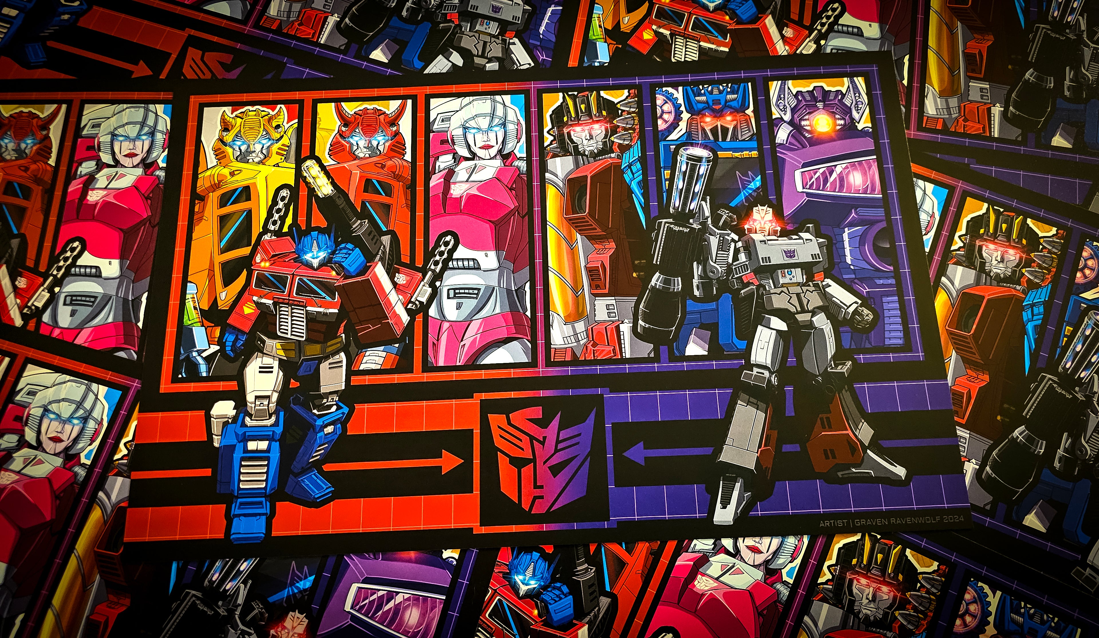 VERSUS – Transformers | Print (11" x 17")