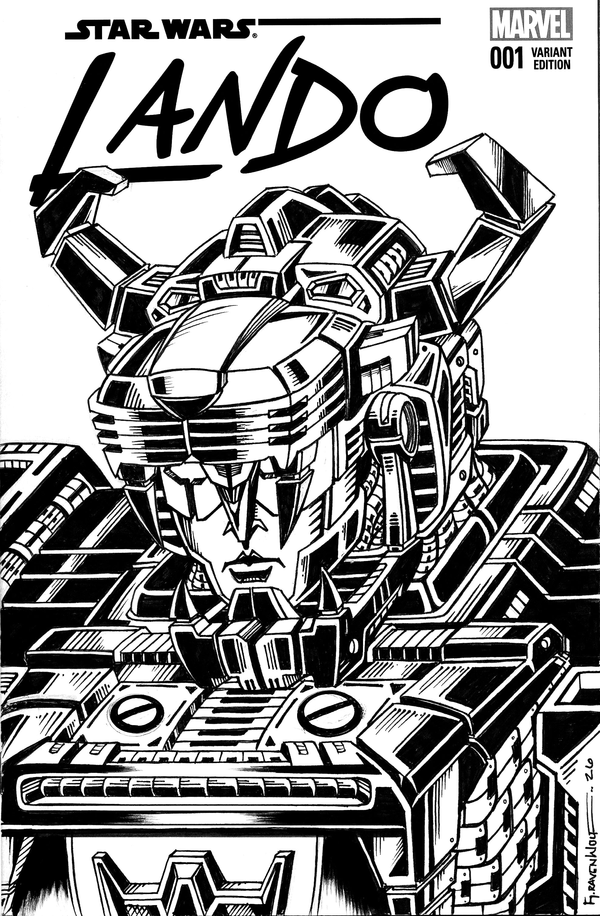 COMMISSION | SKETCH COVER (Original Art) - B & W (Pencils & Inks)